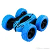 factory whilesale Remote control stunt double-sided flip car with light 2.4 g children charging deformed toy car