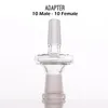 Glass Bong Adaptery Kobiet Mężczyzna 10mm 14mm 18mm do adaptera do platform olejowych Bongs