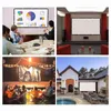 Projectieschermen Draagbaar 16: 9 4K-projectorscherm Indoor Proyector Movie Outdoor Pantalla voor Home Theatre Drop 1