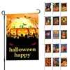 Drôle Halloween Double face imprimé 3D drapeau maison drapeau jardin drapeau Halloween fête drapeaux suspendus maison décoration