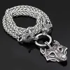 M￤ns rostfritt st￥lhalsband Nordic Viking Warrior Raven Pendant Chain Boutique Jewelry Gifts1chains Chains