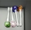 Round ball glass pipe Wholesale Glass bongs Oil Burner Pipes Water Rigs