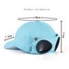 4 Colors 2021 New Cute Korean Pilot Glasses Baseball Caps Creative Cool Hat with Glasses Cotton fashion snapback Hip-hop cap hats wholesale