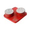 Factory Direct Sell Redi Lock Concrete Slijpschoenen met twee Ronde Bar Segmenten Metaal Polijsten Disc Hus-Qvarna Terrco Floor Machine 12pcs