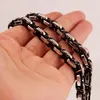 5mm Box Byzantine Chain Stainless Steel Men's Necklace Bracelet Chain 7 -40 282f