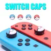 Switchlite thumb grepp Joystick Cap Thumbstick Caps för NS Switch Joycon Silicone Grips Handle Button DHL FedEx EMS Ship8327592