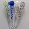 Dikke Pyrex Glass Roken Oil Burner Pipe Clear Great Tube Colorful Nail Pipes