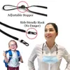 Verstelbaar gezichtsmasker Lanyard Handige handige houder Touw Antilost Antidrop-masker Ophangend nekkoord Haltertouwen6758127