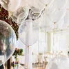 Party Decoration 5 10 12 18 24 36 Inch Thick Clear Latex Balloons Transparent Wedding Birthdable Air Balls30F