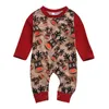 Toddler Spring And Autumn Clothes 2020 Fashion Newborn Baby Clothes Boys Girls Christmas Jumpsuits Popular Baby Reindeer Romper One Piece