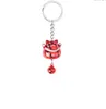 Fashion Lovely Lucky Cat Bell Bell Keychain Men Padies Bag Chem Chem цепи Подвеска Телефон Аксессуары R200 Arts и Crafts Mix