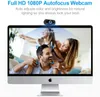 1080p Webcam 200MP PC Laptop Desktop Web Camera com microfone para chamadas de v￭deo estudando Confer￪ncia de Classe de Gaming de Grava￧￣o Online