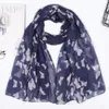 New style scarf European and American butterfly print scarf cheap scarf ladies