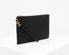 Hot-selling !!wallets high quality clutch bag classic brands zipper V grid real leather handbags purses with box fashion must-have for