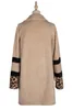 여성 아우터 울 스웨터 가짜 푹신한 모피 테디 양털 캐주얼 재킷 긴 코트에 두꺼운 따뜻한 디자이너 레오파드 외투 여자의 겨울