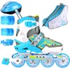 Łyżki rolki chłopcze dla dzieci Regulowany rozmiar migające buty do łyżwiarstwa dla dzieci1
