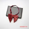 Nackband linbaiway vuxen sammet bowtie cravats stor båge för kvinnor män solid fjäril mjukt bröllop parti gentlemen gravatas8081489