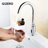 Rubinetto per lavabo touchless per bagno all'ingrosso e al dettaglio Rubinetto per lavabo automatico elettronico polacco in ottone cromato ZR1003