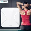 Freeshipping Smart Weight Body Fat Scale Balance Digital Badrum Vägning BMI Vågar Golv Hushålls elektronisk Bluetooth Skala