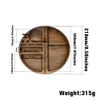 Rundes Holz-Rolltablett, Durchmesser 218 mm, Tabakdrehmaschine, Pfeifenmühle, Holz-Rolltablett, Zigarettenhersteller