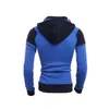 Sweats à capuche pour hommes Sweatshirts IceLion 2021 Automne Hommes Patchwork Cardigan À Fermeture Éclair Slim Fit Sportswear Mode Survêtement De Sport Drop