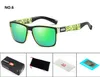 Dubery 2020 Sport Sonnenbrillen für Männer Sonnenbrillen quadratische Persönlichkeit Farbspiegel Designer UV400 304r