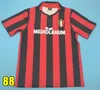 Retro voetbalshirts Gullit van Basten Baresi Maldini C. Ancelotti Rijkaard Ronaldo Kaka Inzaghi Pirlo Weah Baggio Seedorf