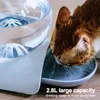 2.8L Automatisk Pet Water Dispenser Cat Dog Feeder Fountain Bubble Automatic Cats Water Fountain Stor Drinking Bowl för Cat Husdjur