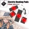 Taşınabilir Isıtma Bezi Pad 4 in 1 USB Elektrikli Isıtma Pedleri Giysi Isıtıcı Isıtıcı Vest1