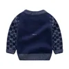 Baby Boys Sweater Designer Kinderbrief Lange mouw pullover Children geborduurd gebreide trui Toddlers Cashmere Sweatera43596782350