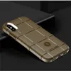 Carcasas de teléfono de airbag del escudo escarpado para iPhone X XS Max iPhone XR Casas a prueba de golpes Silicone Armor Soft TPU Cover Fundas Coque
