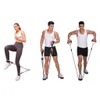 11 pièces ensemble de bandes d'exercice de résistance Yoga Pilates Abs Fitness Tube bandes d'entraînement entraînement sportif exercices sportifs