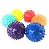 1 st PVC Spiky Massage Bal Trigger Point Sport Fitness Hand Foot Pain Stress Relief Muscle Relax Ball for Massaging