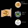 50pcslot souvenir du Maine, État des États-Unis, drapeau plaqué Badge Badge Multicolor Brooch Collection Gift4587414