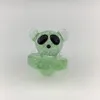 Gros Verre Bulle UFO Carb Cap 25mm OD Panda Ours Vieille Vache Lapin En Forme De Carb Caps Lumineux pour Quartz Banger Dab Rig Eau Bong