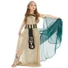 Costumes d'halloween pour enfants garçon fille egypte ancienne pharaon égyptien cléopâtre robe Cosplay Prince princesse fantaisie fête de carnaval