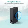 Freeshipping 120W Home TV Theatre SoundBar Bluetooth 5.0 Högtalare Wireless Bar 3D stereo kolumn omger subwoofers med fjärrkontroll