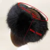 Kvinnor Winter Faux Fur Hat Elastic Warm Soft Fluffy Cap Bomber Hats Ski Female Davi22