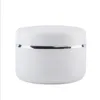 Witte plastic navulbare container met deksel lege potten make-up fles gezicht cream lotion opslagcontainers
