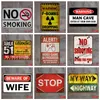 Bar Metal Tin Sign Paints Retro Wall Plaque Sign Art Sticker Iron Painting Home Restaurant Decoration Pub Signs Wall Decor HHE16019867305