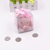 Ceramic Pink/ Blue Elephant Bank Coin box for Baptism Favors Baby Shower Christening gifts wholesale HHC1455