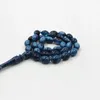 Blaues Tasbih-Armband aus Kunstharz, 33 Gebetsperlen, Metallquaste, islamischer arabischer Mode-Rosenkranz, Kuwait, neues Design, Misbaha-Rosenkranz338S