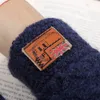 Fingerless Gloves REALBY Men's Winter Warm Wrist Touch Screen Glove Luvas De Inverno Male Mitaine HommeThermal Black Mittens1