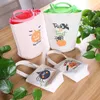 4pcs / set Halloween Trick Or Treat Tasche mit Griffen Wiederverwendbare Tasche für Süßigkeit Geschenke Grocery Bevorzugungen Einkaufen für Kinder Erwachsene HH9-3335