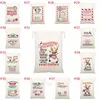 38 Stijl Kerstcadeaus Trekkoord Tassen Katoenen Doek Bundel Pocket Printed Canvas Tas Kinder Xmas Gift Bagt9i00575