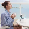 Freeshipping Portable Bluetooth speaker Smart Clock Alarm Pixel Art DIY by App LED Light Sign in decoration Unique gift