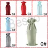 Dust-proof Wine Bottle Covers Imitation Linen Drawstring Wine Bottle Bags Christmas Dinner Table Decorations Red Wine Storage Bag BH4140 WXM