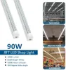 Lager in Kanada integriert 8ft LED T8 Röhrchen Licht 90W D Form 3 Leitungen Chip T8 Ersetzen