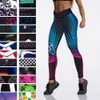 النساء طماق ضئيلة ارتفاع الخصر مرونة طماق اللياقة البدنية الطباعة leggins تنفس المرأة السراويل طماق رفع قوة 200921