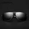 Weshion Vintage Sunglasses Men polarizou 2020 Designer piloto de tamanho médio tons de sol uv400 zonnebril mannen